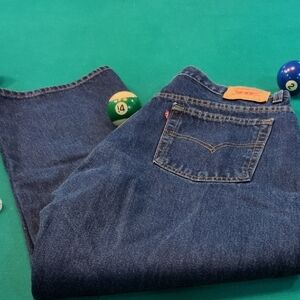 Levi's Dark Blue Straight Jeans